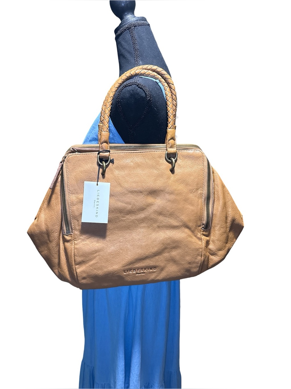 NWT! Liebeskind KaylaA Light Cognac Leather Bag